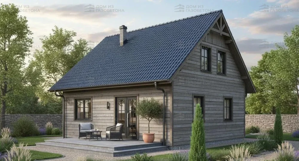 Проект Двухэтажный дом 10 на 9, 116 м2