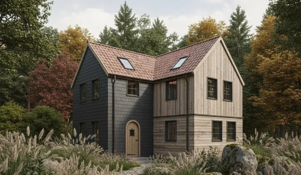 Проект Двухэтажный дом 10 на 10, 114 м2