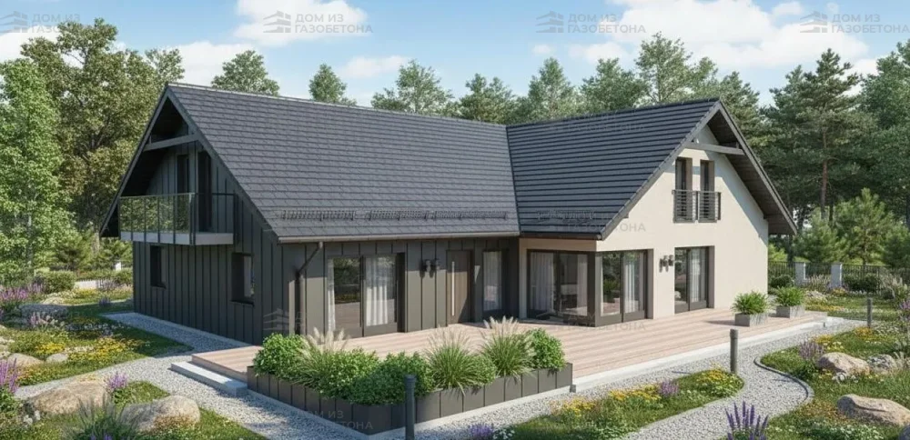 Проект Двухэтажный дом 14 на 25, 304 м2