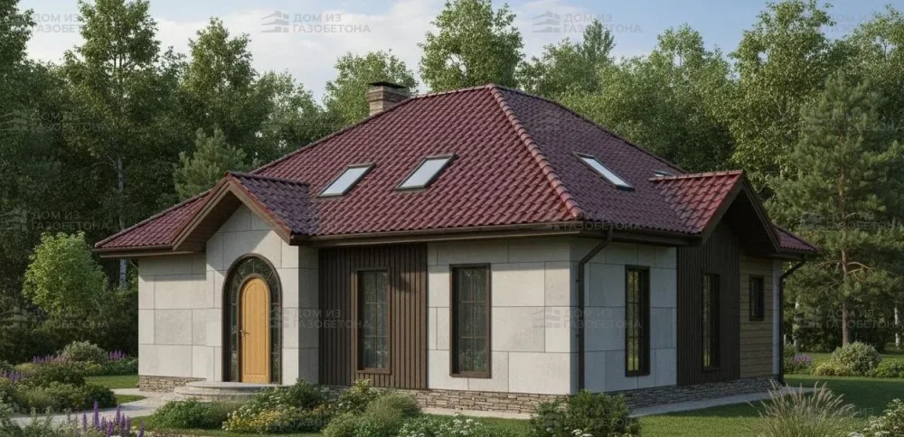 Проект Двухэтажный дом 15 на 10, 167 м2