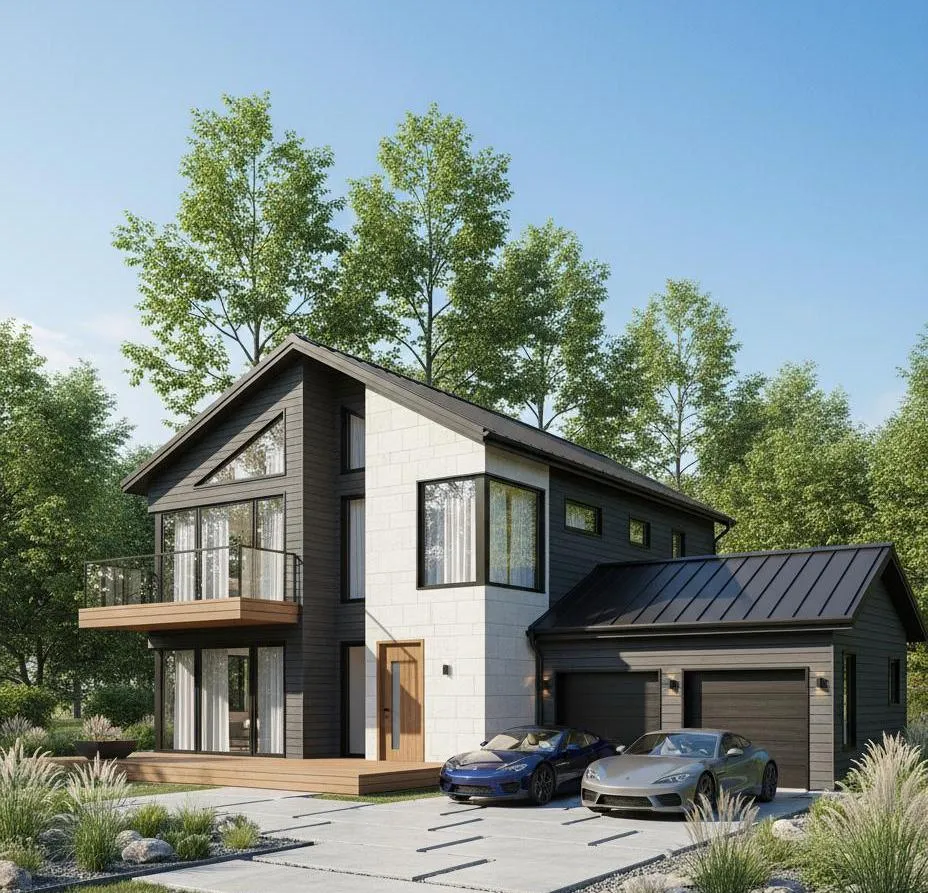 Проект Двухэтажный дом 14 на 15, 187 м2