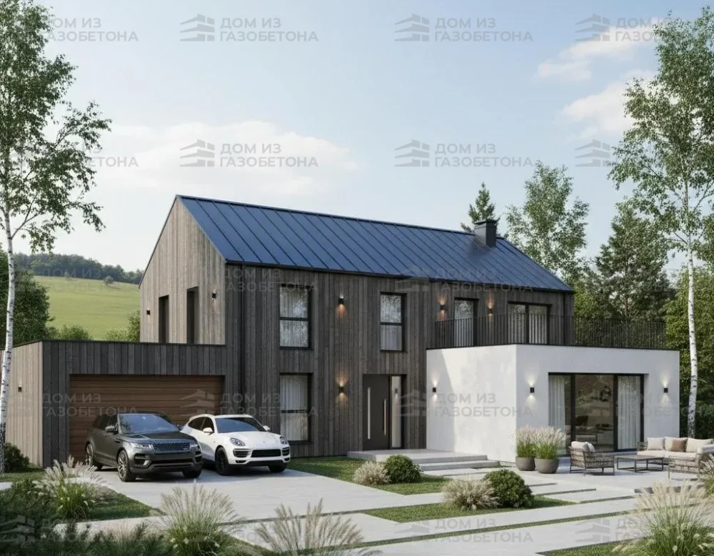 Проект Двухэтажный дом 15 на 14, 223 м2