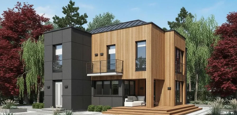 Проект Двухэтажный дом 13 на 12, 162 м2